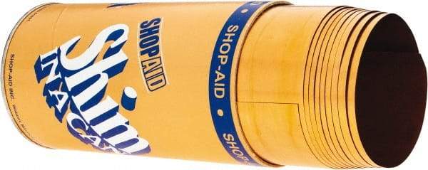 Made in USA - 100 Inch Long x 6 Inch Wide x 0.01 Inch Thick, Roll Shim Stock - Copper - Industrial Tool & Supply