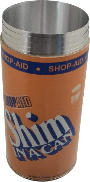 Made in USA - 100 Inch Long x 6 Inch Wide x 0.004 Inch Thick, Roll Shim Stock - Aluminum - Industrial Tool & Supply