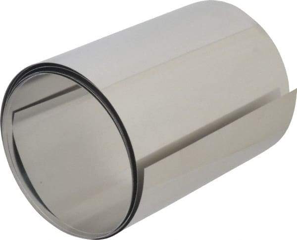 Made in USA - 100 Inch Long x 6 Inch Wide x 0.006 Inch Thick, Roll Shim Stock - Aluminum - Industrial Tool & Supply