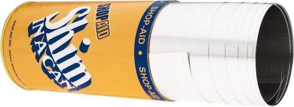 Made in USA - 100 Inch Long x 6 Inch Wide x 0.01 Inch Thick, Roll Shim Stock - Aluminum - Industrial Tool & Supply