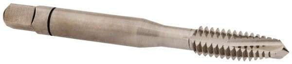 Balax - 1/4-20 UNC, 3 Flute, Bright Finish, Powdered Metal Spiral Point Tap - Plug Chamfer, Right Hand Thread, 2-1/2" OAL, 0.83" Thread Length, 0.255" Shank Diam, 2B Class of Fit, Series BX100 - Exact Industrial Supply