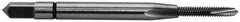 Balax - M3.5x0.60 Metric Coarse, 3 Flute, Bright Finish, Powdered Metal Spiral Point Tap - Plug Chamfer, Right Hand Thread, 2" OAL, 0.48" Thread Length, 0.141" Shank Diam, 6H Class of Fit, Series BX100 - Exact Industrial Supply