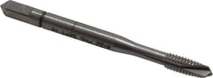 Balax - #8-32 UNC, 3 Flute, Bright Finish, Powdered Metal Spiral Point Tap - Plug Chamfer, Right Hand Thread, 2-1/8" OAL, 1/2" Thread Length, 0.168" Shank Diam, Series BX100 - Exact Industrial Supply