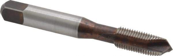 Balax - 3/8-24 UNF, 3 Flute, Bright Finish, Powdered Metal Spiral Point Tap - Plug Chamfer, Right Hand Thread, 2-15/16" OAL, 0.98" Thread Length, 0.381" Shank Diam, 3B Class of Fit, Series BX150 - Exact Industrial Supply