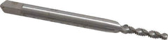 Balax - #2-56 UNC 2 Flute 2B Modified Bottoming Spiral Flute Tap - Powdered Metal, Bright Finish, 1-3/4" OAL, Right Hand Flute, Right Hand Thread, H2, Series BX200 - Exact Industrial Supply
