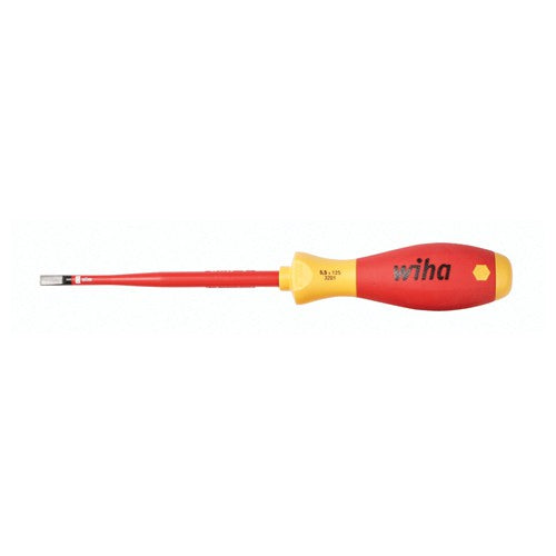 INSULATED SLIM SLOTTED SCREWDRIVER 4 - Industrial Tool & Supply