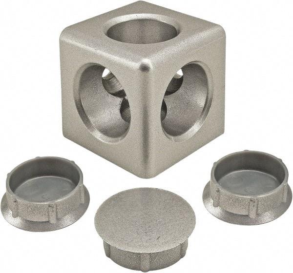 80/20 Inc. - 40mm Wide, Open Shelving Accessory/Component - Aluminum, Lacquered Finish, 40mm Long, Use with 40 Series - Industrial Tool & Supply