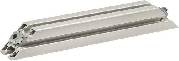 80/20 Inc. - 40mm Wide, Open Shelving Accessory/Component - Aluminum, Clear Anodized Finish, 320mm Long, Use with 4545 - Industrial Tool & Supply