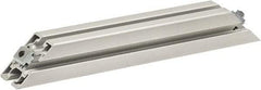 80/20 Inc. - 40mm Wide, Open Shelving Accessory/Component - Aluminum, Clear Anodized Finish, 320mm Long, Use with 4545 - Industrial Tool & Supply