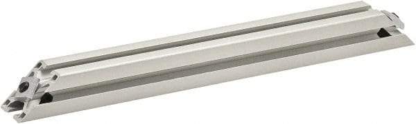80/20 Inc. - 25mm Wide, Open Shelving Accessory/Component - Aluminum, Clear Anodized Finish, 320mm Long, Use with 3030 - Industrial Tool & Supply