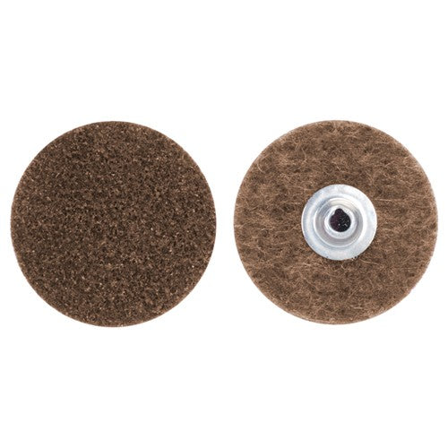4″ STE VS Non Woven Quick Change Disc Type TS/II 80 Grit Coarse Aluminum Oxide - Industrial Tool & Supply