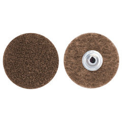 4″ STE VS Non Woven Quick Change Disc Type TS/II 80 Grit Coarse Aluminum Oxide - Industrial Tool & Supply