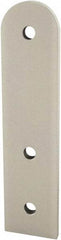80/20 Inc. - 25mm Wide, Open Shelving Accessory/Component - Aluminum, Clear Anodized Finish, 100mm Long, Use with 25 Series & Bolt Kit 75-3404 - Industrial Tool & Supply