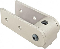 80/20 Inc. - 40mm Wide, Open Shelving 0° Pivot Nub Assembly - Aluminum, Clear Anodized Finish, 120mm Long, Use with 40 Series & Bolt Kit 75-3422 - Industrial Tool & Supply