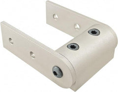 80/20 Inc. - 40mm Wide, Open Shelving Universal Pivot Nub Assembly - Aluminum, Clear Anodized Finish, 120mm Long, Use with 40 Series & Bolt Kit 75-3422 - Industrial Tool & Supply