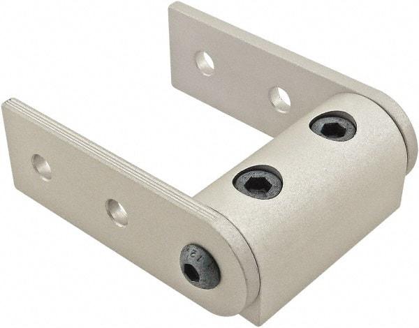 80/20 Inc. - 25mm Wide, Open Shelving Universal Pivot Nub Assembly - Aluminum, Clear Anodized Finish, 75mm Long, Use with 25 Series & Bolt Kit 75-3404 - Industrial Tool & Supply