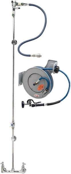 T&S Brass - 35' Spring Retractable Hose Reel - 300 psi, Hose Included - Industrial Tool & Supply