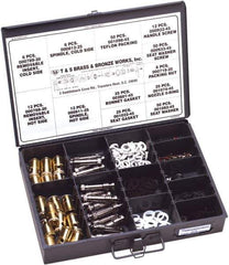 T&S Brass - 267 Pieces Boxed Faucet Repair Kit - Master Parts Kit Style - Industrial Tool & Supply