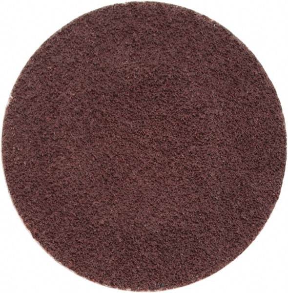 Merit Abrasives - 1" Disc Diam, 120 Grit, Aluminum Oxide Quick Change Disc - Type S Attaching System, Coated, Brown, 40,000 RPM, ALO Series - Industrial Tool & Supply