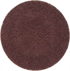 Merit Abrasives - 1" Disc Diam, 120 Grit, Aluminum Oxide Quick Change Disc - Type S Attaching System, Coated, Brown, 40,000 RPM, ALO Series - Industrial Tool & Supply