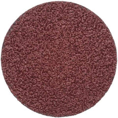 Merit Abrasives - 2" Disc Diam, 36 Grit, Aluminum Oxide Quick Change Disc - Type R Attaching System, Coated, Brown, 30,000 RPM, ALO Series - Industrial Tool & Supply