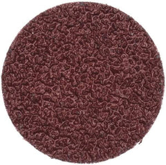 Merit Abrasives - 2" Disc Diam, 24 Grit, Aluminum Oxide Quick Change Disc - Type R Attaching System, Coated, Brown, 30,000 RPM, ALO Series - Industrial Tool & Supply