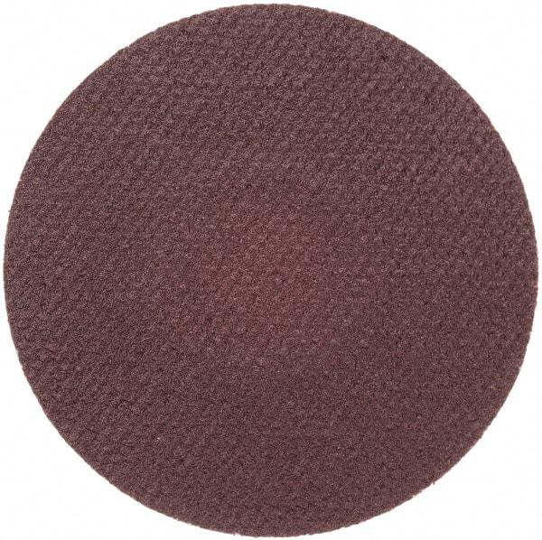 Merit Abrasives - 1-1/2" Disc Diam, 320 Grit, Aluminum Oxide Quick Change Disc - Type R Attaching System, Coated, Brown, 30,000 RPM, ALO Series - Industrial Tool & Supply