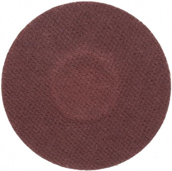 Merit Abrasives - 1-1/2" Disc Diam, 240 Grit, Aluminum Oxide Quick Change Disc - Type R Attaching System, Coated, Brown, 30,000 RPM, ALO Series - Industrial Tool & Supply