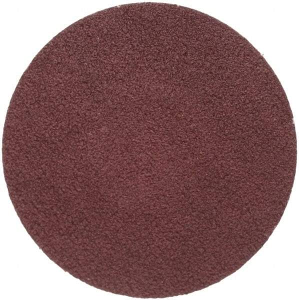 Merit Abrasives - 1-1/2" Disc Diam, 150 Grit, Aluminum Oxide Quick Change Disc - Type R Attaching System, Coated, Brown, 30,000 RPM, ALO Series - Industrial Tool & Supply