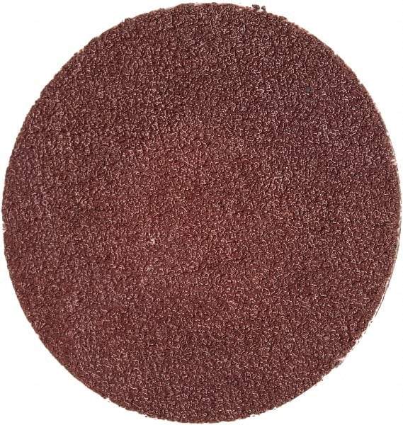 Merit Abrasives - 1-1/2" Disc Diam, 120 Grit, Aluminum Oxide Quick Change Disc - Type R Attaching System, Coated, Brown, 30,000 RPM, ALO Series - Industrial Tool & Supply