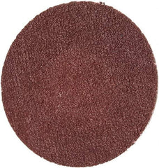 Merit Abrasives - 1-1/2" Disc Diam, 120 Grit, Aluminum Oxide Quick Change Disc - Type R Attaching System, Coated, Brown, 30,000 RPM, ALO Series - Industrial Tool & Supply