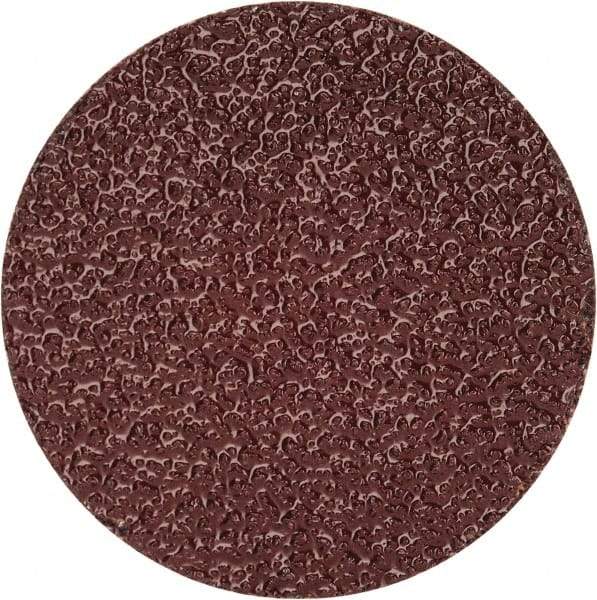 Merit Abrasives - 1-1/2" Disc Diam, 50 Grit, Aluminum Oxide Quick Change Disc - Type R Attaching System, Coated, Brown, 30,000 RPM, ALO Series - Industrial Tool & Supply