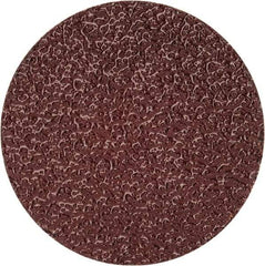 Merit Abrasives - 1-1/2" Disc Diam, 50 Grit, Aluminum Oxide Quick Change Disc - Type R Attaching System, Coated, Brown, 30,000 RPM, ALO Series - Industrial Tool & Supply