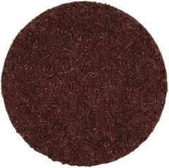 Merit Abrasives - 1-1/2" Disc Diam, 36 Grit, Aluminum Oxide Quick Change Disc - Type R Attaching System, Coated, Brown, 30,000 RPM, ALO Series - Industrial Tool & Supply