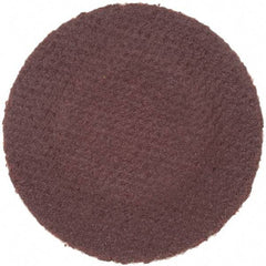 Merit Abrasives - 1" Disc Diam, 320 Grit, Aluminum Oxide Quick Change Disc - Type R Attaching System, Coated, Brown, 40,000 RPM, ALO Series - Industrial Tool & Supply
