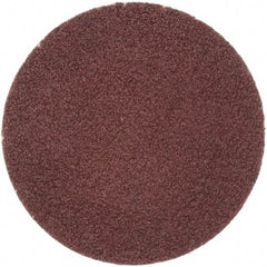 Merit Abrasives - 1" Disc Diam, 120 Grit, Aluminum Oxide Quick Change Disc - Type R Attaching System, Coated, Brown, 40,000 RPM, ALO Series - Industrial Tool & Supply