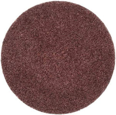 Merit Abrasives - 1" Disc Diam, 80 Grit, Aluminum Oxide Quick Change Disc - Type R Attaching System, Coated, Brown, 40,000 RPM, ALO Series - Industrial Tool & Supply