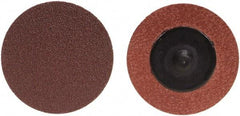 Merit Abrasives - 1" Disc Diam, 24 Grit, Aluminum Oxide Quick Change Disc - Type R Attaching System, Coated, Brown, 40,000 RPM, ALO Series - Industrial Tool & Supply