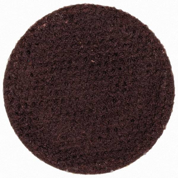 Merit Abrasives - 3/4" Disc Diam, 240 Grit, Aluminum Oxide Quick Change Disc - Type R Attaching System, Coated, Brown, 40,000 RPM, ALO Series - Industrial Tool & Supply