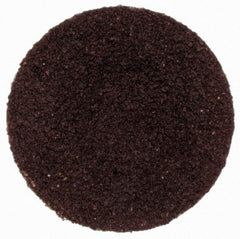 Merit Abrasives - 3/4" Disc Diam, 120 Grit, Aluminum Oxide Quick Change Disc - Type S Attaching System, Coated, Brown, 40,000 RPM, ALO Series - Industrial Tool & Supply