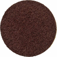 Merit Abrasives - 3/4" Disc Diam, 60 Grit, Aluminum Oxide Quick Change Disc - Type S Attaching System, Coated, Brown, 40,000 RPM, ALO Series - Industrial Tool & Supply