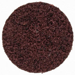 Merit Abrasives - 3/4" Disc Diam, 50 Grit, Aluminum Oxide Quick Change Disc - Type S Attaching System, Coated, Brown, 40,000 RPM, ALO Series - Industrial Tool & Supply