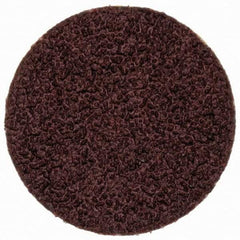 Merit Abrasives - 3/4" Disc Diam, 80 Grit, Aluminum Oxide Quick Change Disc - Type R Attaching System, Coated, Brown, 40,000 RPM, ALO Series - Industrial Tool & Supply