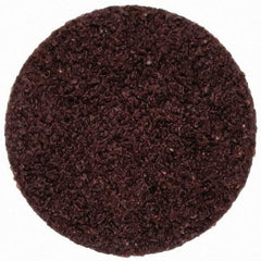 Merit Abrasives - 3/4" Disc Diam, 60 Grit, Aluminum Oxide Quick Change Disc - Type R Attaching System, Coated, Brown, 40,000 RPM, ALO Series - Industrial Tool & Supply