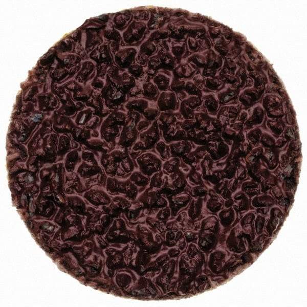 Merit Abrasives - 3/4" Disc Diam, 36 Grit, Aluminum Oxide Quick Change Disc - Type R Attaching System, Coated, Brown, 40,000 RPM, ALO Series - Industrial Tool & Supply