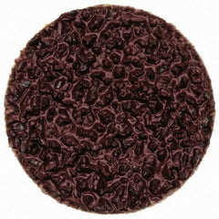 Merit Abrasives - 3/4" Disc Diam, 36 Grit, Aluminum Oxide Quick Change Disc - Type R Attaching System, Coated, Brown, 40,000 RPM, ALO Series - Industrial Tool & Supply