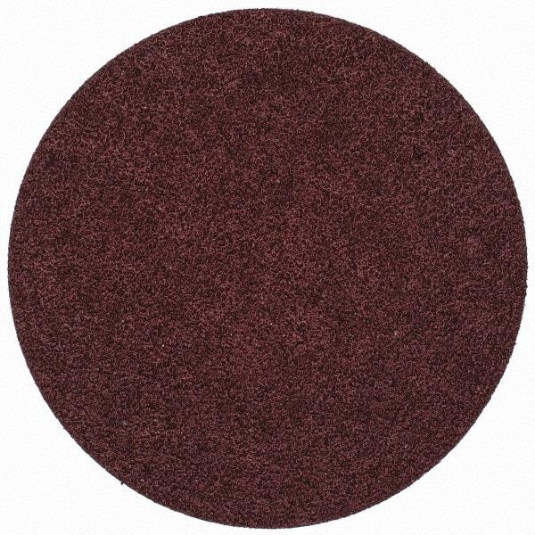 Merit Abrasives - 3" Disc Diam, 60 Grit, Aluminum Oxide Quick Change Disc - Type S Attaching System, Coated, Brown, 20,000 RPM, ALO Series - Industrial Tool & Supply