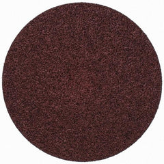 Merit Abrasives - 3" Disc Diam, 50 Grit, Aluminum Oxide Quick Change Disc - Type S Attaching System, Coated, Brown, 20,000 RPM, ALO Series - Industrial Tool & Supply