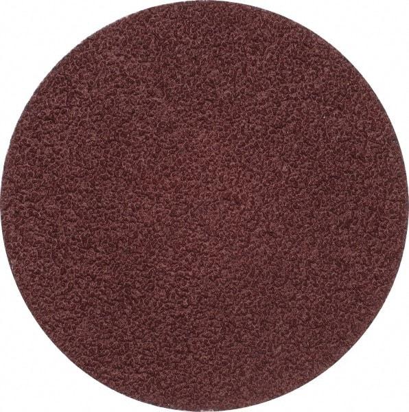 Merit Abrasives - 3" Disc Diam, 40 Grit, Aluminum Oxide Quick Change Disc - Type P Attaching System, Coated, Brown, 20,000 RPM, ALO Series - Industrial Tool & Supply