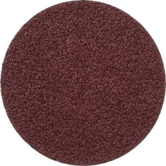 Merit Abrasives - 2" Disc Diam, 40 Grit, Aluminum Oxide Quick Change Disc - Type P Attaching System, Coated, Brown, 30,000 RPM, ALO Series - Industrial Tool & Supply